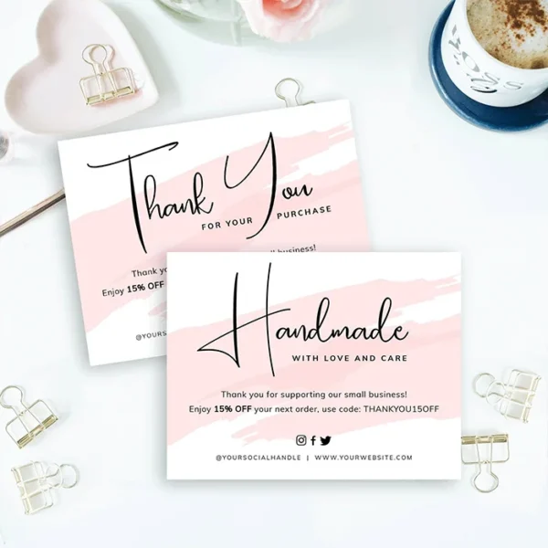 Custom Thank You Cards - Image 3