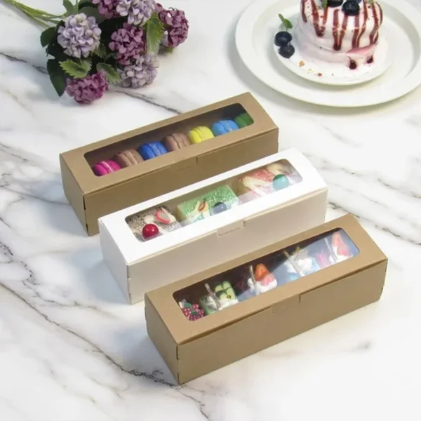 Kraft Macaron Boxes - Image 2