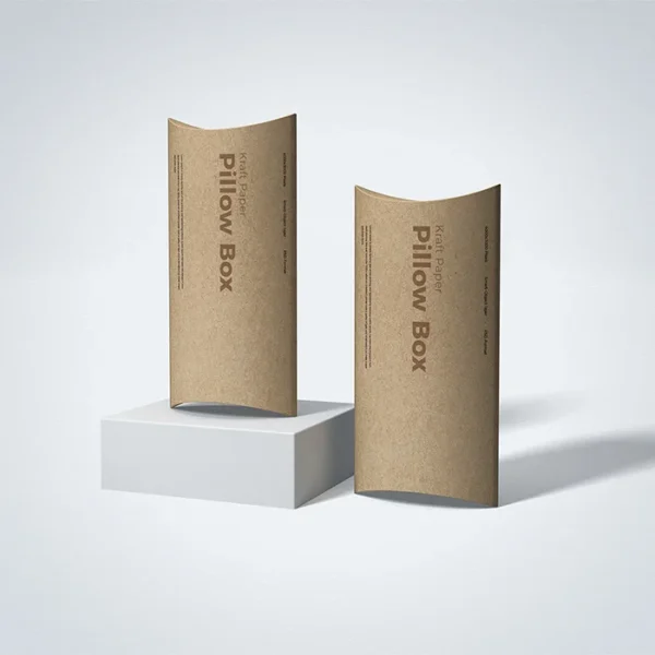 Kraft Pillow Boxes - Image 2